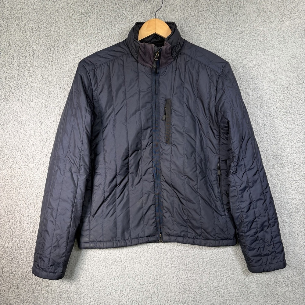 Vintage Ralph Lauren Jacket Mens Large Blue Quilted Bomber Lined Chore
